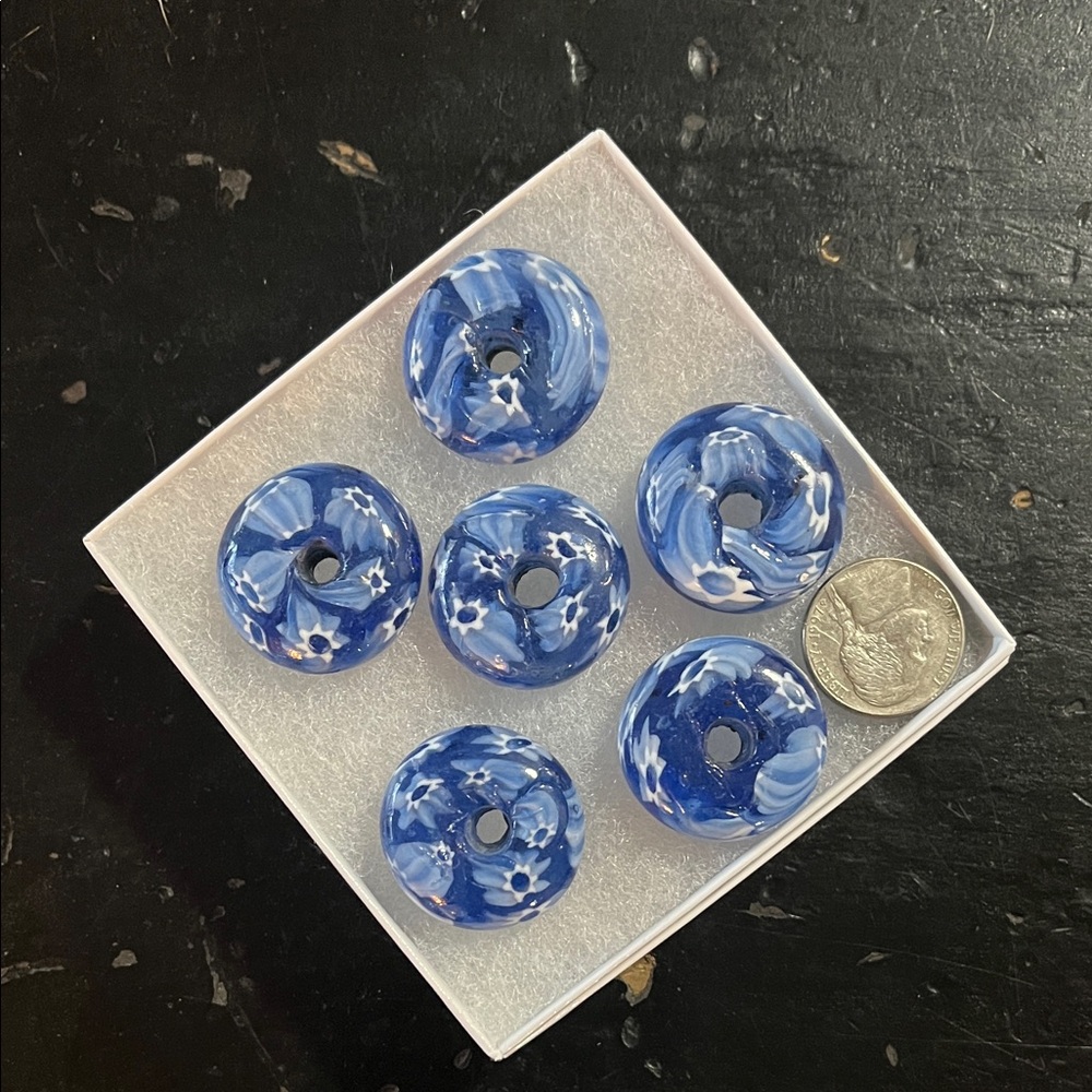 Vintage glass beads